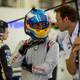Alonso testing the Toyota TS050 at the Bahrain Rookie Test, which is a real thing that happened. Photo credit: Marcel Langer/FIA WEC